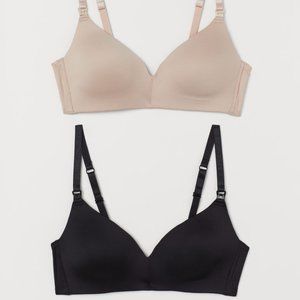 H&M MAMA 2-Pack Wireless Nursing Bras